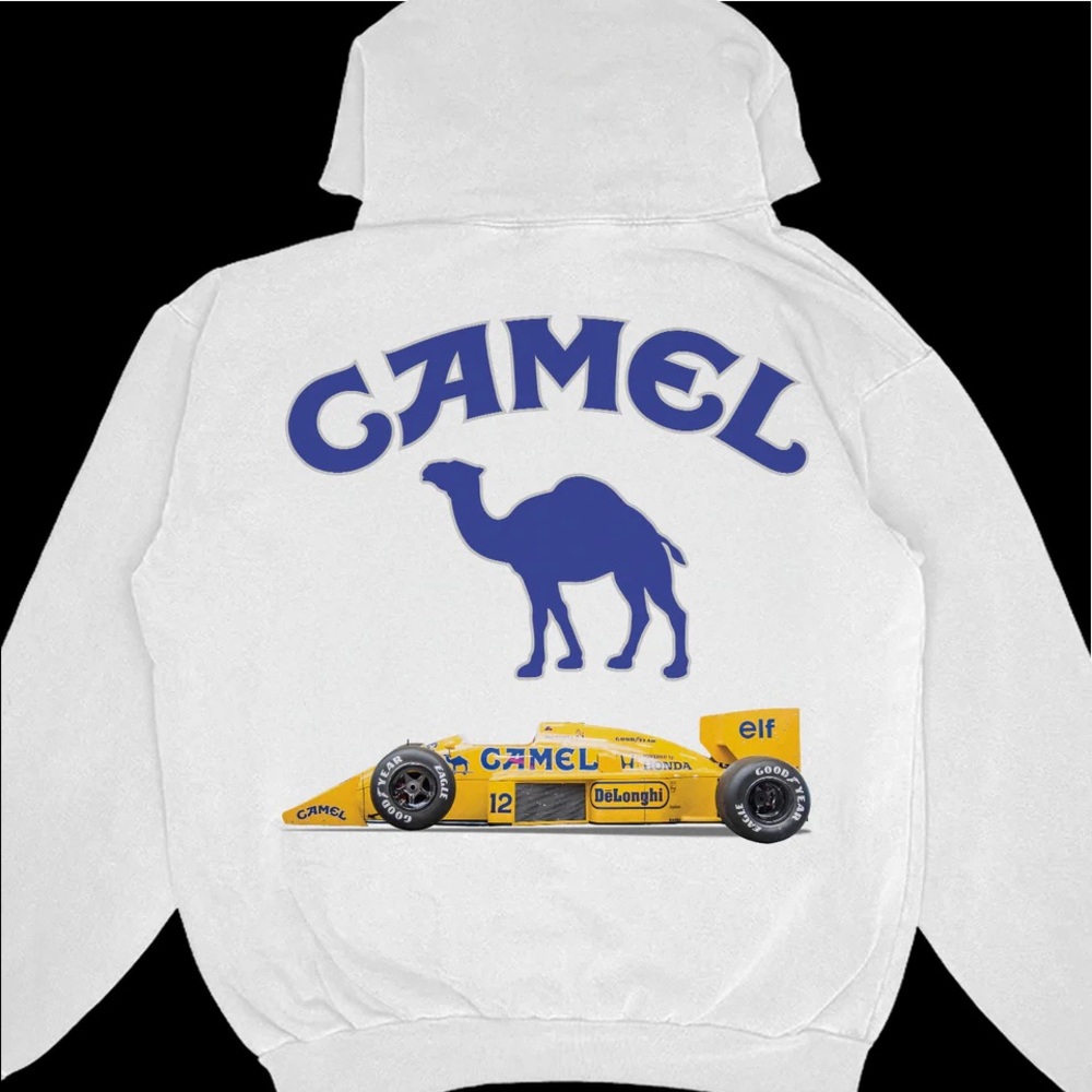 Camel racing hoodie